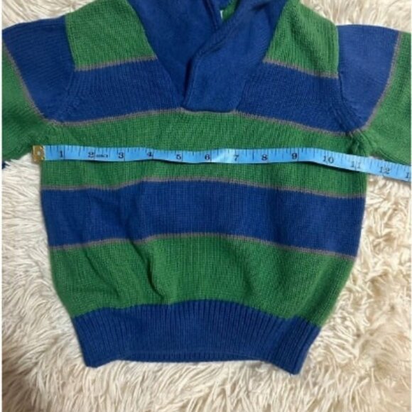 First Impressions Blue Green Toddler Knit Sweater Size 24M - Picture 7 of 8